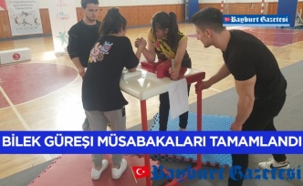 Bilek güreşi müsabakaları tamamlandı