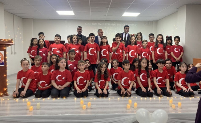 Şehit Cem Nuri Başgül İlkokulu'nda lise düzeyini aratmayan şiir programı